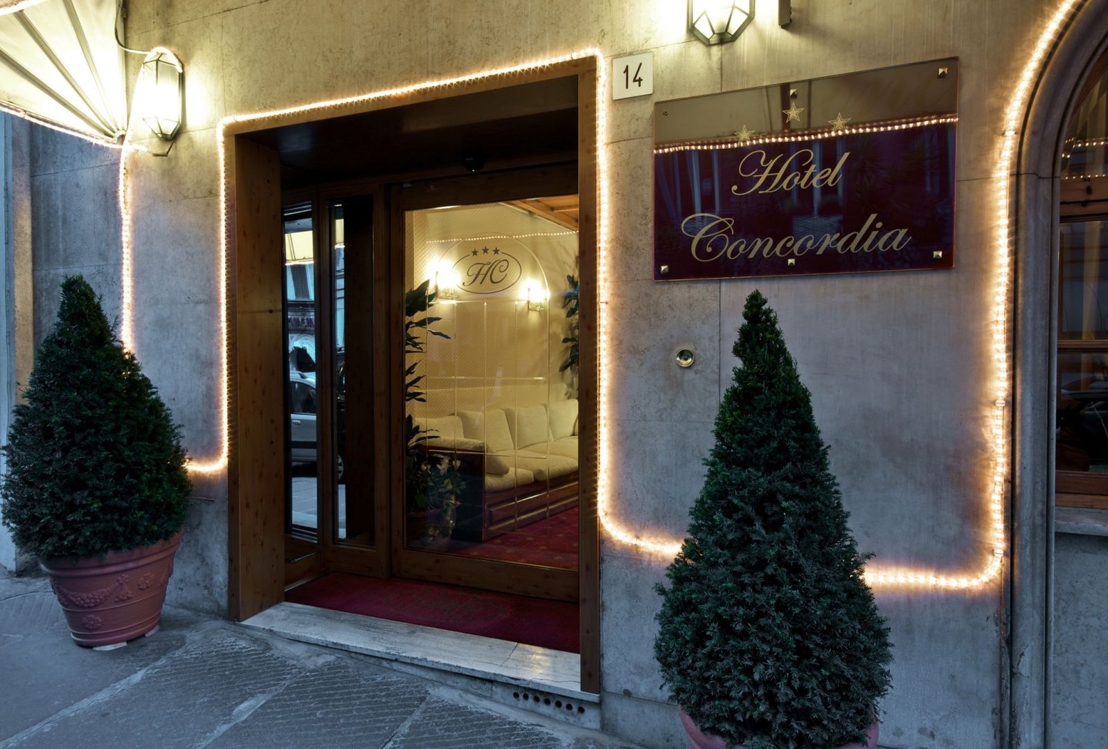 Hotel Concordia Roma Esterno foto